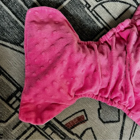 Pink NKOTB cloth diaper with liner - Picture 2 of 6